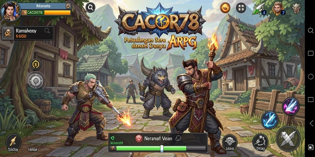 Gameplay menegangkan dalam dunia ARPG yang menampilkan petualangan epik.