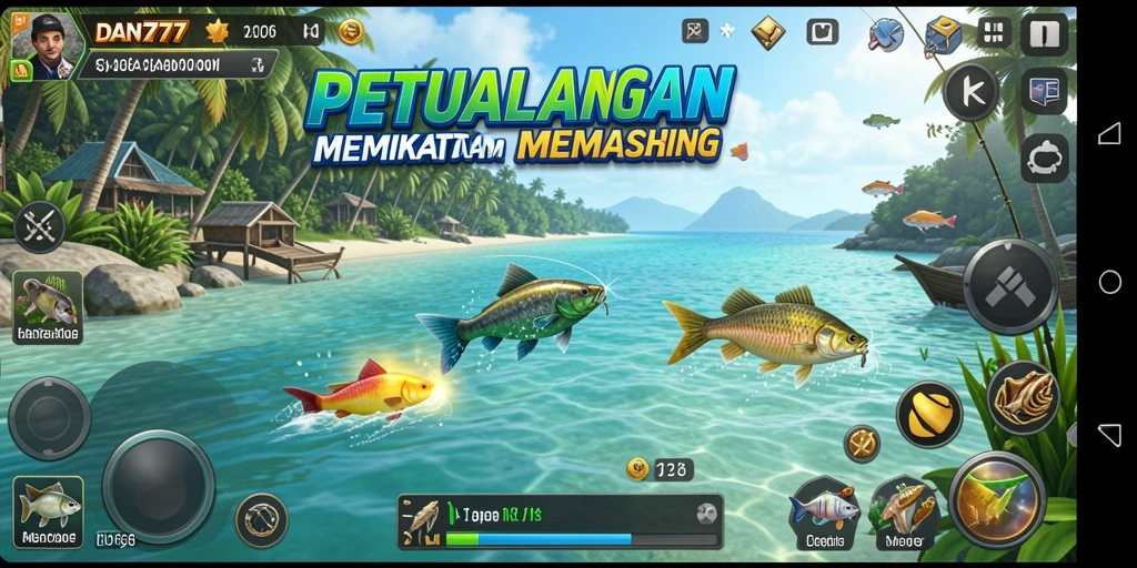 Tangkapan ikan yang spektakuler dalam gameplay DAN777.