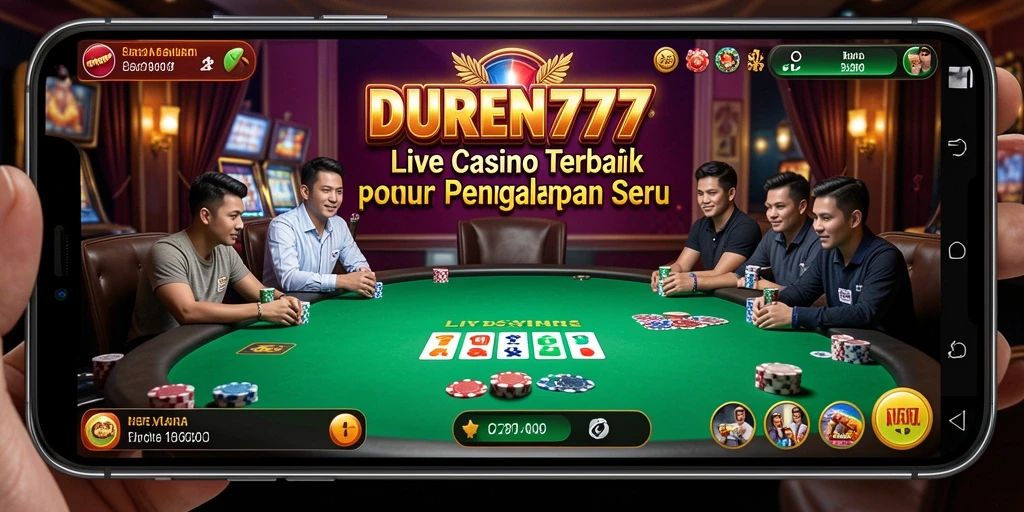 Screenshot gameplay DUREN777 yang menampilkan aksi seru di Live Casino.