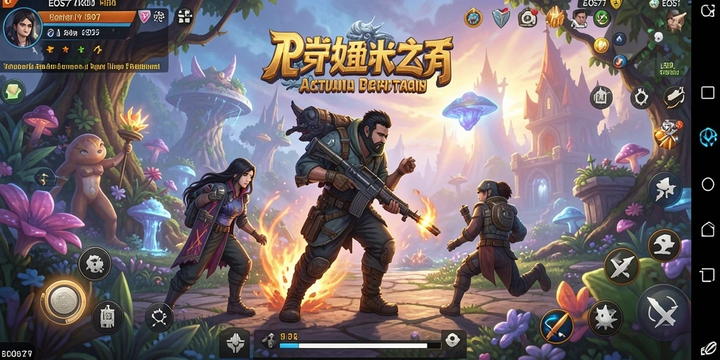 Tampilan epik gameplay ARPG dengan aksi seru.