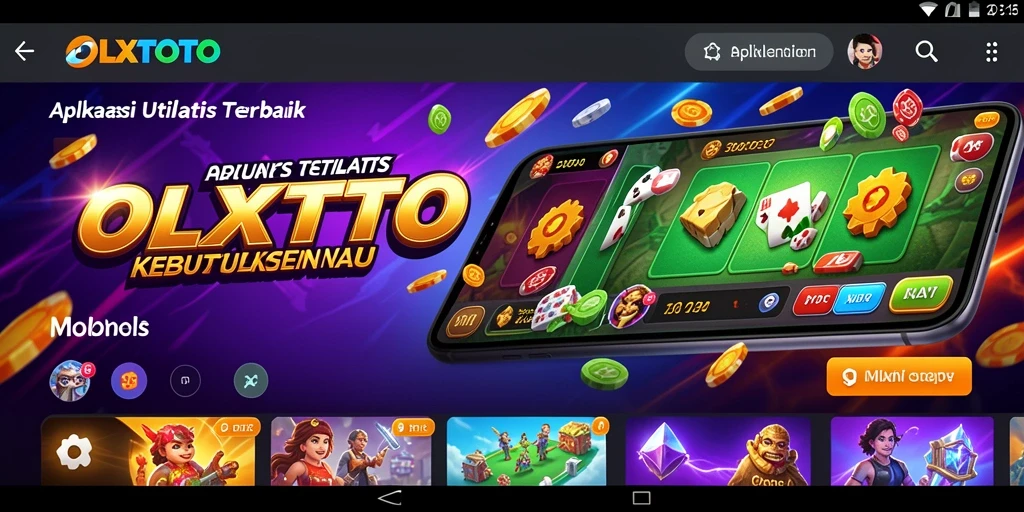 Tampilan antarmuka aplikasi OLXTOTO yang praktis dan modern.