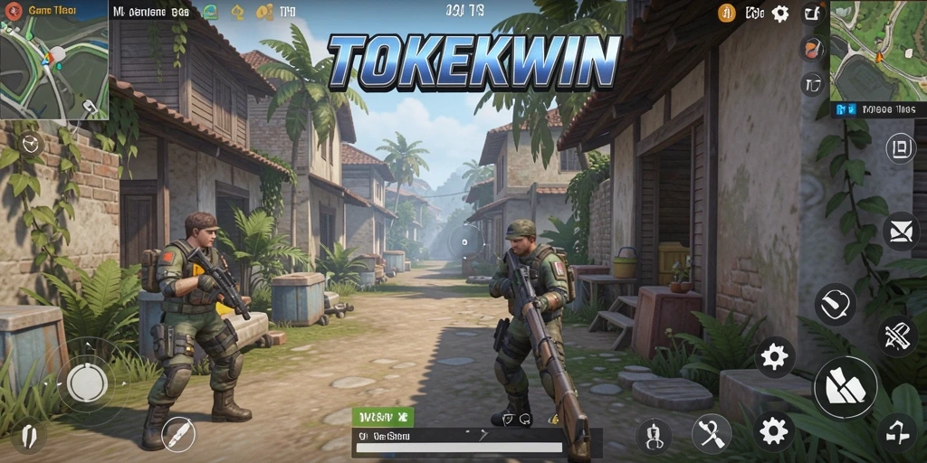 Gameplay TPS seru dan mendebarkan dalam TOKEKWIN.