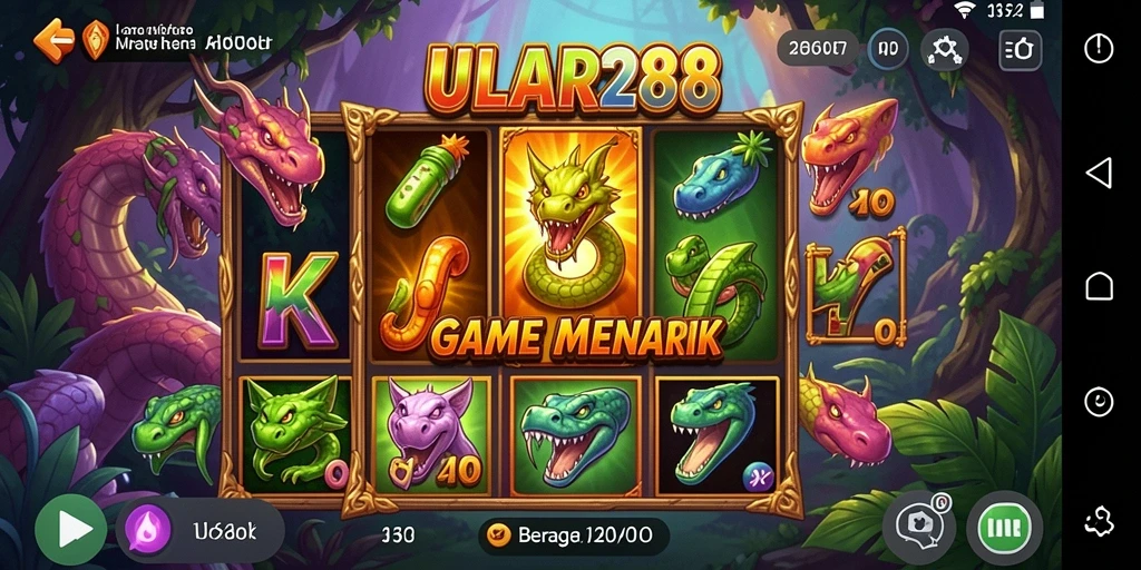 Menampilkan gameplay seru dari ULAR288 dengan kombinasi tema slot yang menarik.