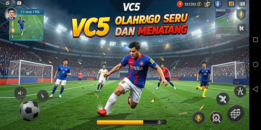 Tampilan gameplay VC5 yang seru dan menantang.